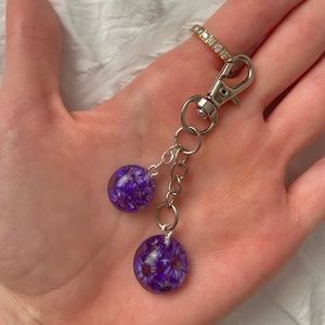 Floral keychain